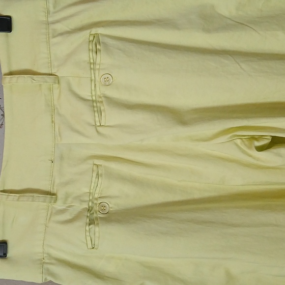 Lime High Waisted Cotton Pleated Pants By Forever 21. Size S - Picture 17 of 17